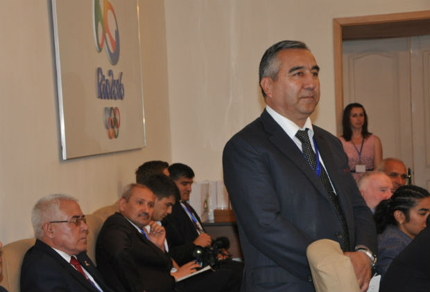 Thomas Bach in Tajikistan about Sambo