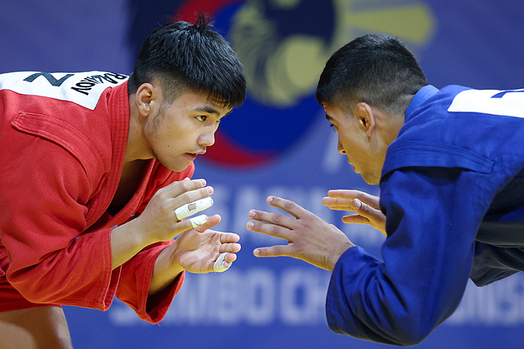 Draw of the day 2 of the Asia and Oceania SAMBO Championships 2026 in Manila