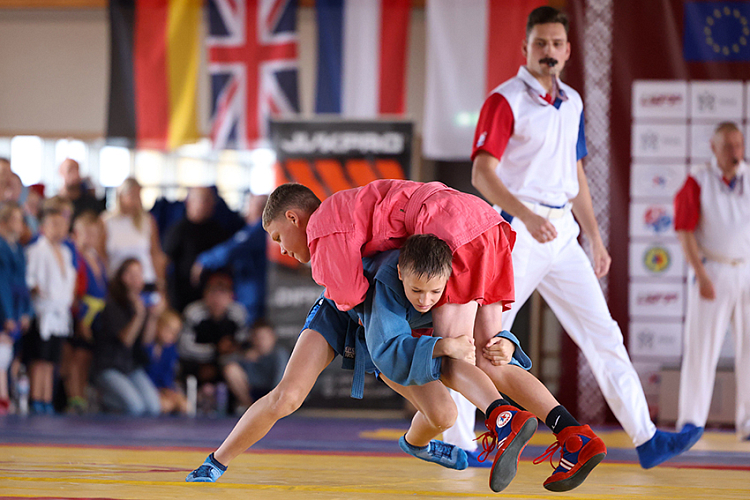 European Union SAMBO Cup in Riga Brings Together Over 300 Athletes