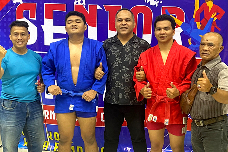 Blind and Visually Impaired Sambists took part in the Indonesian Open SAMBO Championships